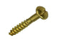 Mack 1019658 - tornillo para madera cabeza plana latón 10 piezas 2,5 x 16 mm | 10 piezas