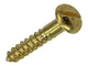 Mack 1019662 - tornillo para madera cabeza plana latón 10 piezas 3,5 x 20 mm | 10 piezas