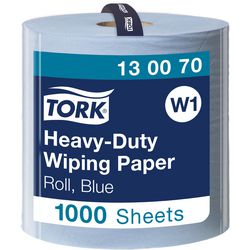 Panno per pulizia Tork | l340xl369ca. mm | blu | 2 strati, con rilievo | ruota | 1 pezzo - 130070 130070
