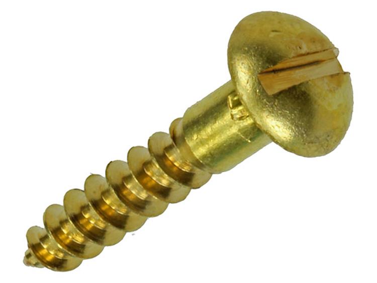 Mack 1019663 - tornillo para madera cabeza plana latón 9 piezas 4,0 x 20 mm | 10 piezas