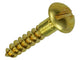 Mack 1019663 - tornillo para madera cabeza plana latón 9 piezas 4,0 x 20 mm | 10 piezas