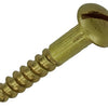 Mack 1019664 - tornillo para madera cabeza plana latón 8 piezas 4,0 x 25 mm | 10 piezas