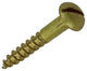 Mack 1019664 - tornillo para madera cabeza plana latón 8 piezas 4,0 x 25 mm | 10 piezas