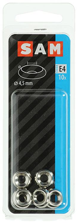 Mack 1017388 - anillo de carenado para tornillos de madera. vern. 10 piezas de 4,5 mm | 10 piezas