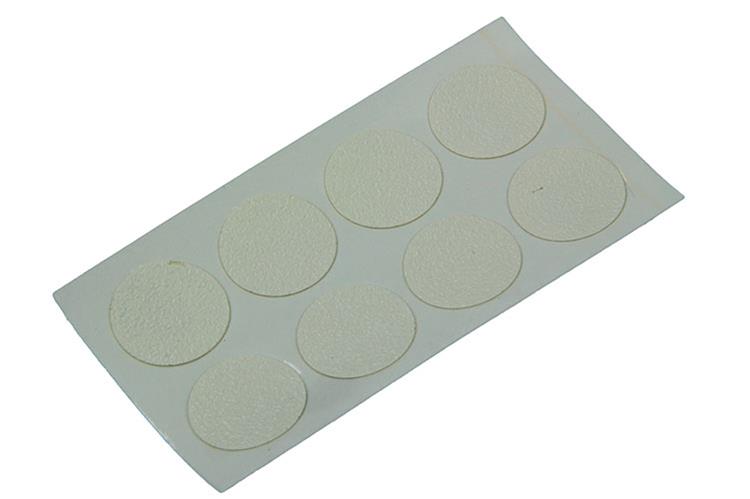 Mack 1017392 - Tapa autoadhesiva de plástico blanco 96 piezas 13 mm | 10 piezas