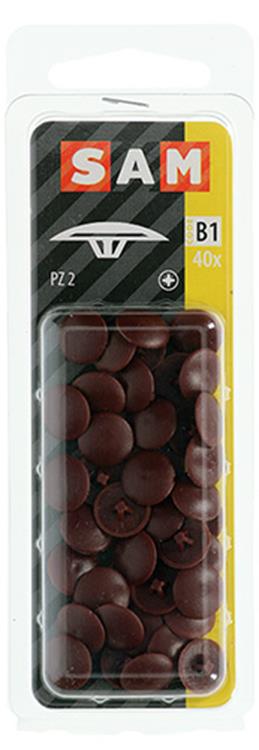 Mack 1017396 - tapa para escritura pz art. marrón 40 uds pz 2 | 10 piezas