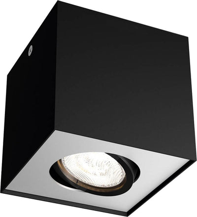 Philips LED Philips box surface-mounted spotlight - 1-light - black