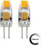 Lampada LED Eglo set 2 pezzi - g4 - 3,1 cm - dimmerabile - 1,2w - 2700k