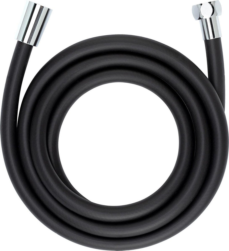 Flessibile doccia Wenko design - 175 cm - nero opaco - antitorsione - superficie liscia