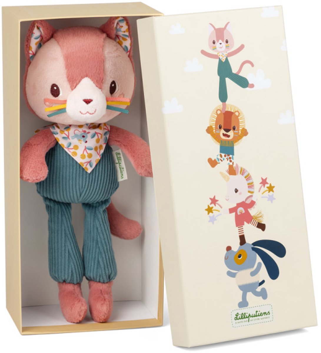 Lilliputiens - peluche - Jeanne la gatta