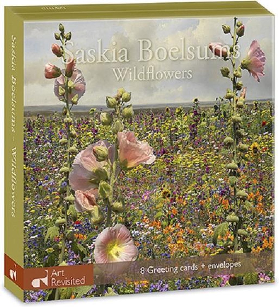 Carpeta de tarjetas Comello saskia boelsums - flores silvestres