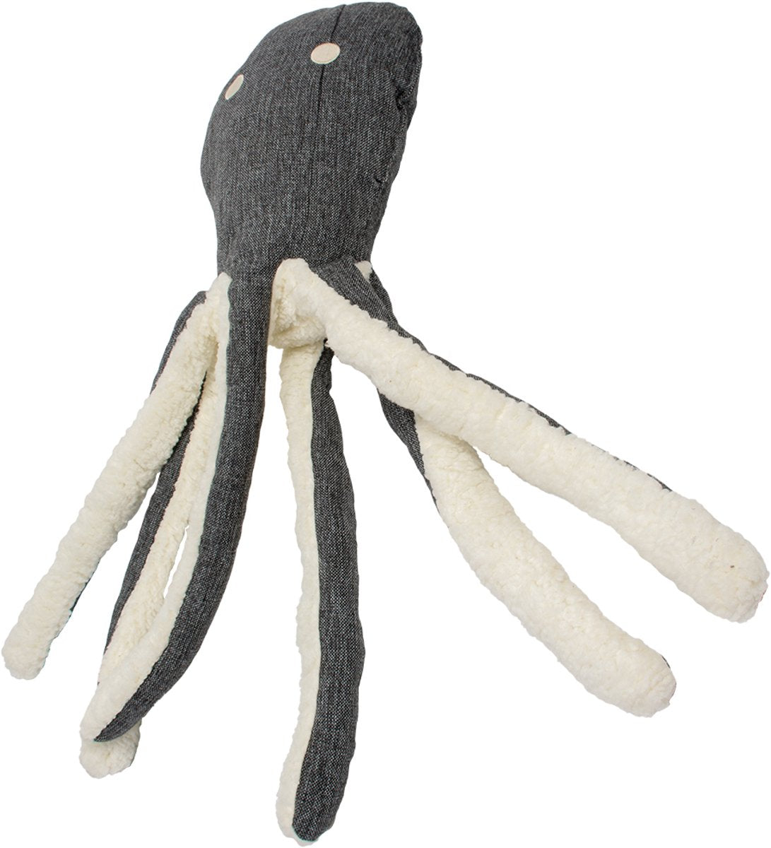 Duvo eco peluche polpo xl - 70x22x10 cm grigio