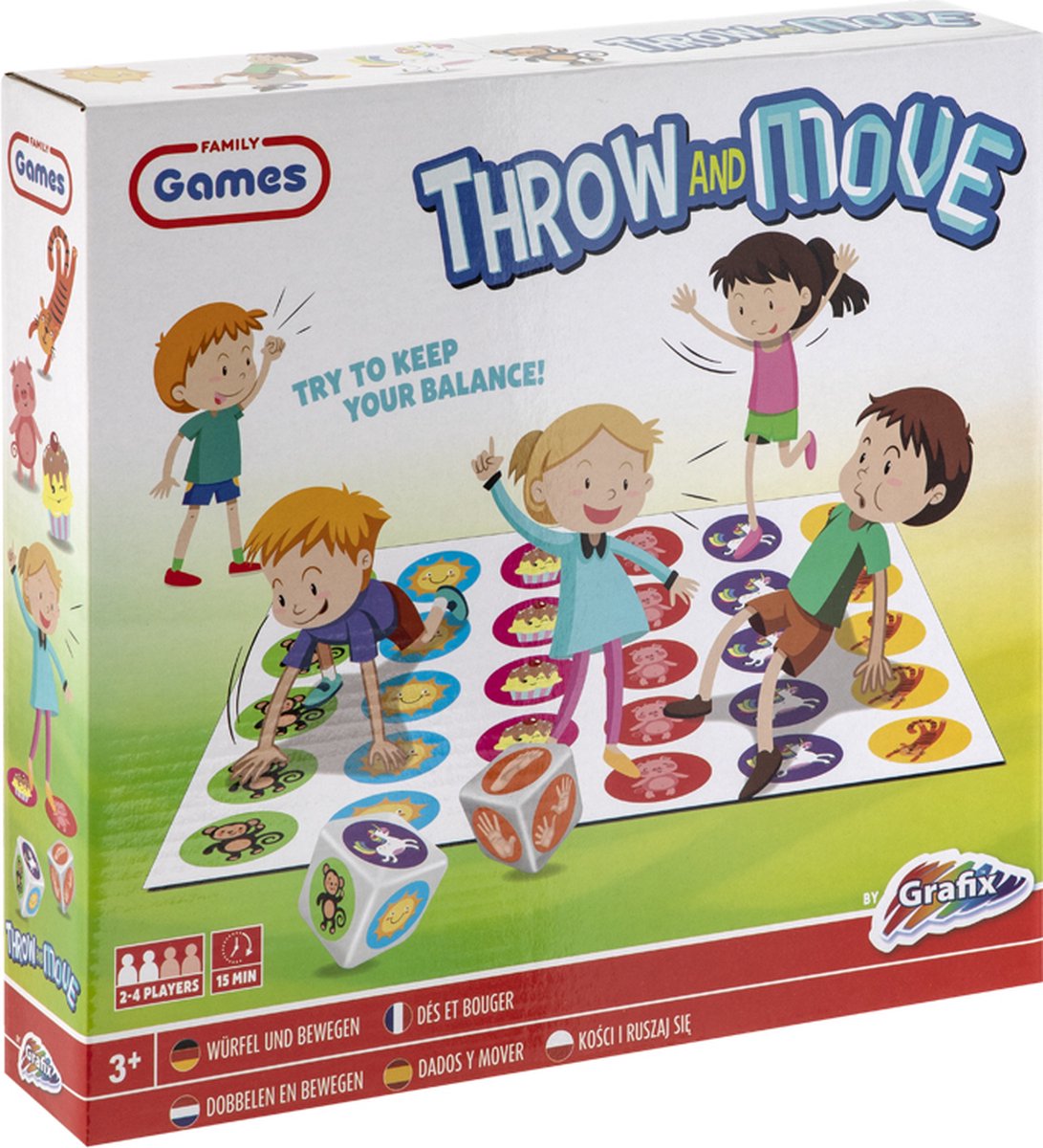 Juego de movimientos de lanzamiento en grupo de manualidades creativas: 2-4 jugadores
