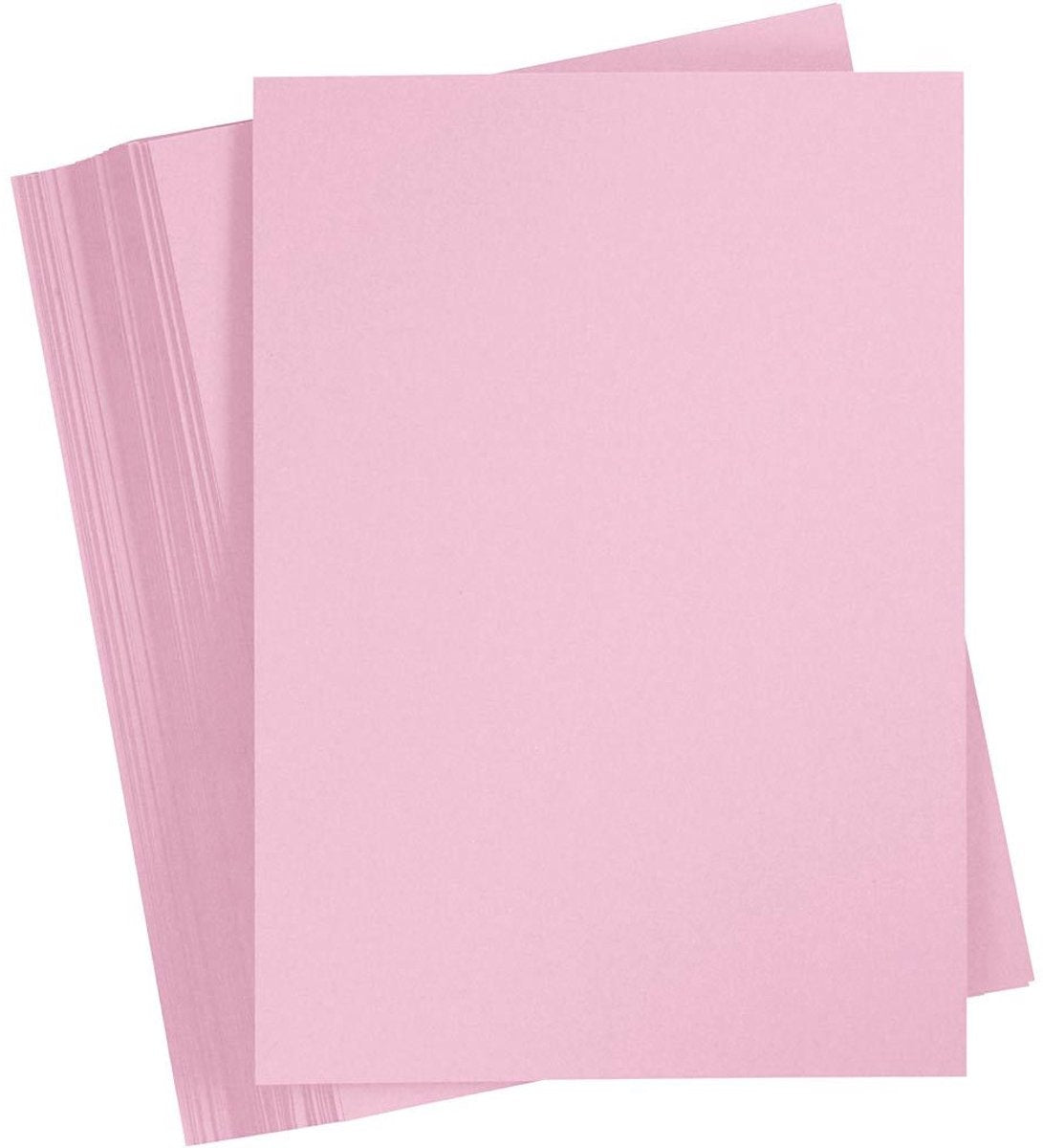 Cartoncino colorato Creative Company, A5, 180 gr, rosa chiaro, 100 fogli 1 scatola