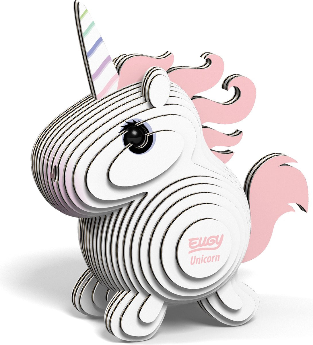 Puzzle 3d Eugy - unicorno - figure fantasy - durevole - collezionali tutti - 6 anni