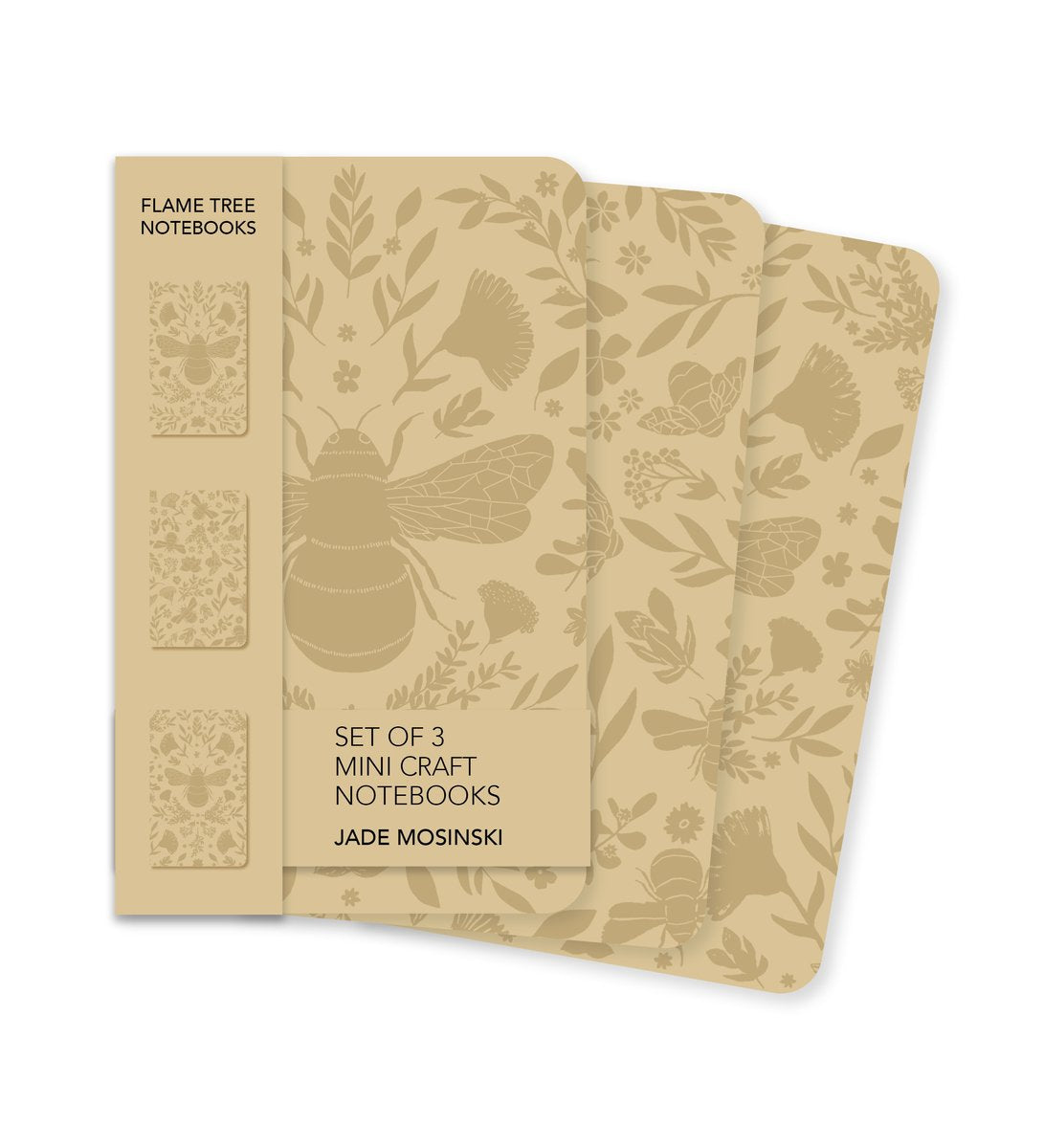 Jade Mosinski set di 3 mini quaderni artigianali
