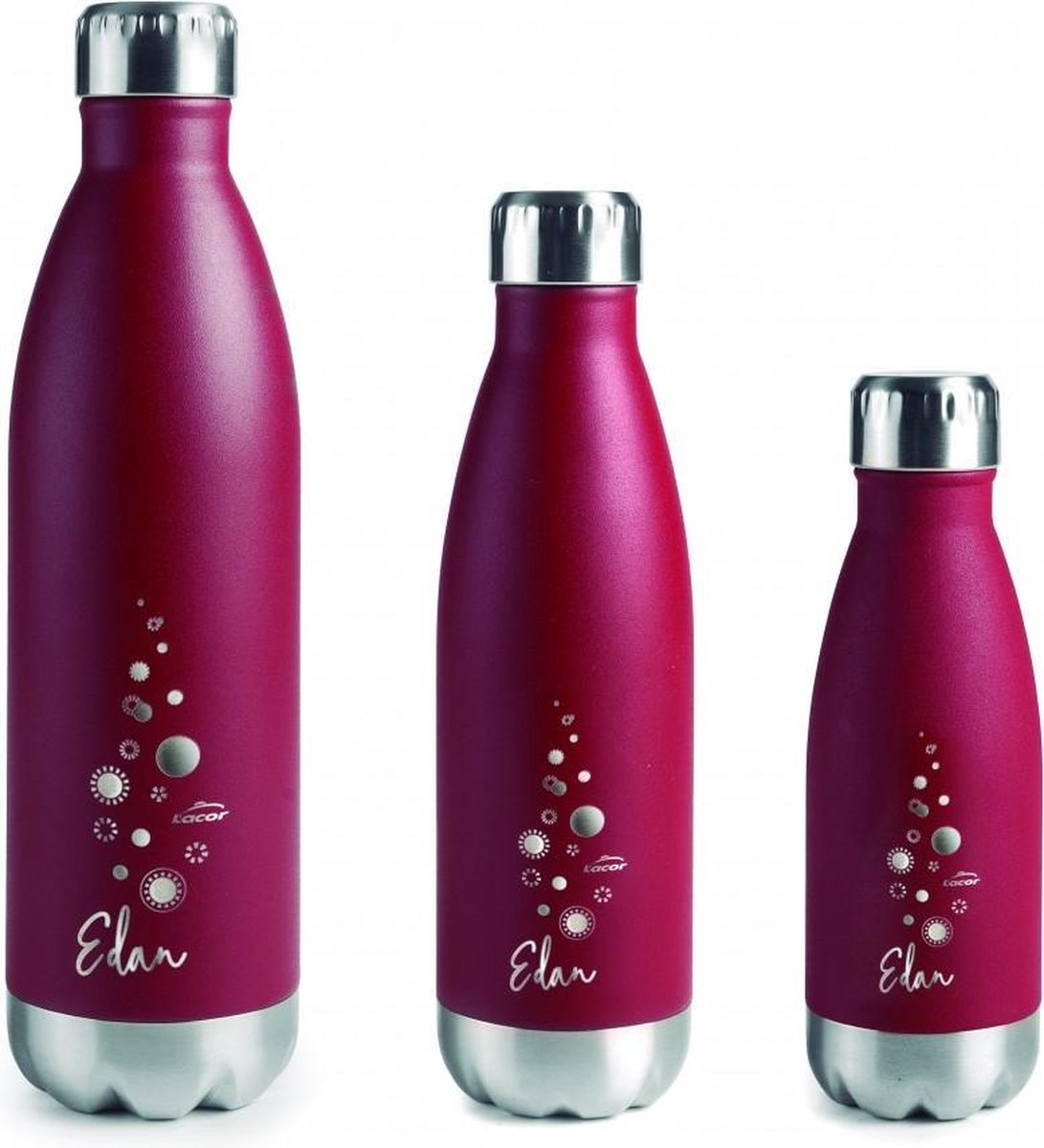 Lacor thermos edan - inox - 0,75l - rood