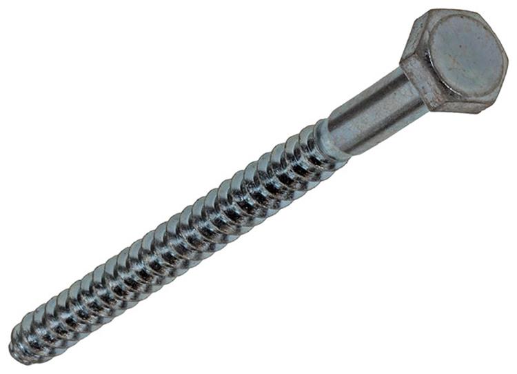 Mack 1017413 - perno rosca madera acero galvanizado 1 ud 7 x 110 mm | 10 piezas