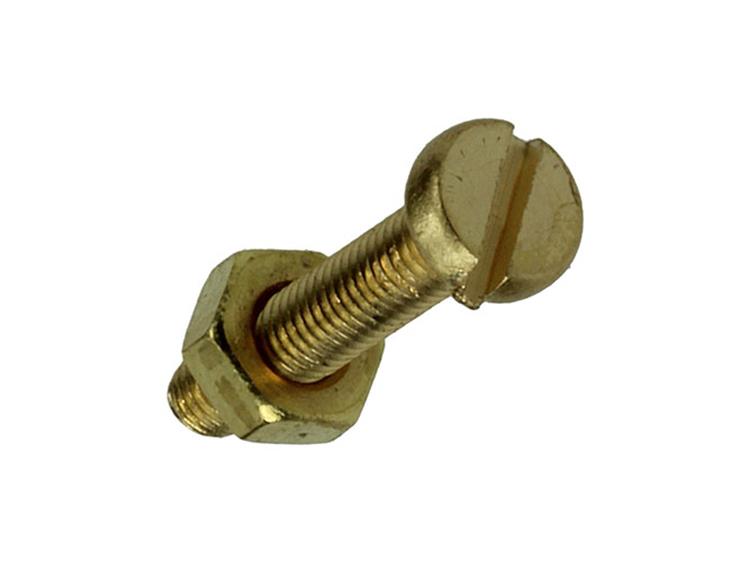 Mack 1019681 - tornillo metal culata + tuerca latón 8uds m3 x 16 mm | 10 piezas