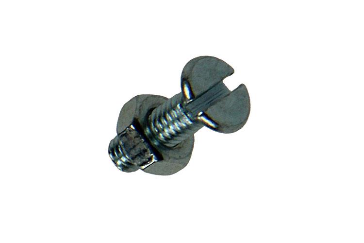 Mack 1017488 - tornillo metálico galvanizado. cabeza + tuerca chapada 30uds m3 x 10 mm | 10 piezas