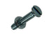 Mack 1017489 - tornillo metálico galvanizado. cabeza + tuerca chapada 27pzs m3 x 16 mm | 10 piezas