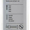 Mack 1017494 - tornillo metálico galvanizado. cabeza + tuerca chapada 14pzs m4 x 30 mm | 10 piezas