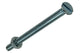 Mack 1017496 - tornillo metálico galvanizado. cabeza + tuerca plateada 9 piezas m4 x 50 mm | 10 piezas