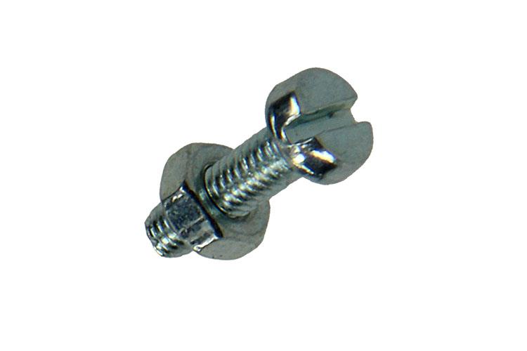 Mack 1017514 - cilindro de tornillo metálico. cabeza + tuerca chapada 30 piezas m3 x 10 mm | 10 piezas