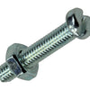 Mack 1017515 - cilindro de tornillo metálico. cabeza + tuerca plateada 27 piezas m3 x 16 mm | 10 piezas