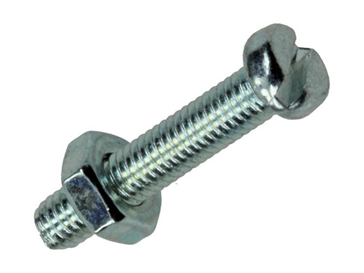 Mack 1017515 - cilindro de tornillo metálico. cabeza + tuerca plateada 27 piezas m3 x 16 mm | 10 piezas