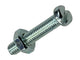 Mack 1017515 - cilindro de tornillo metálico. cabeza + tuerca plateada 27 piezas m3 x 16 mm | 10 piezas