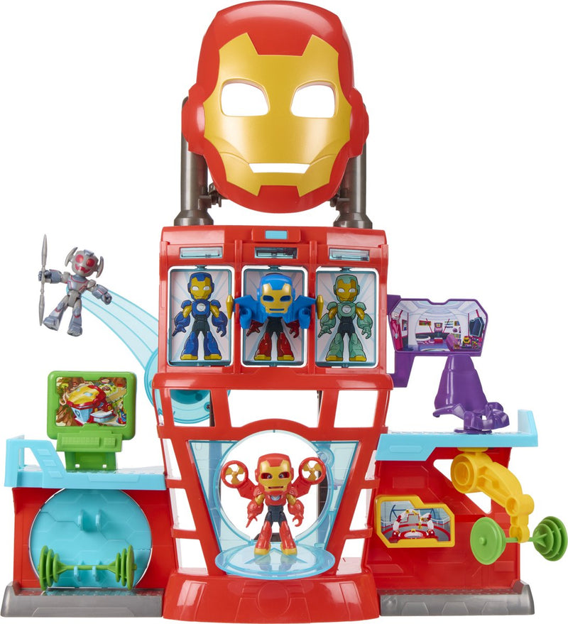 Spidey e i suoi fantastici amici Marvel Iron Man e i suoi fantastici amici - Iron Quarters - set da gioco