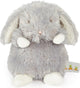 Bunnies by the bay wee knuffel konijn - knuffeldier - geborduurde details - 18 cm - grijs