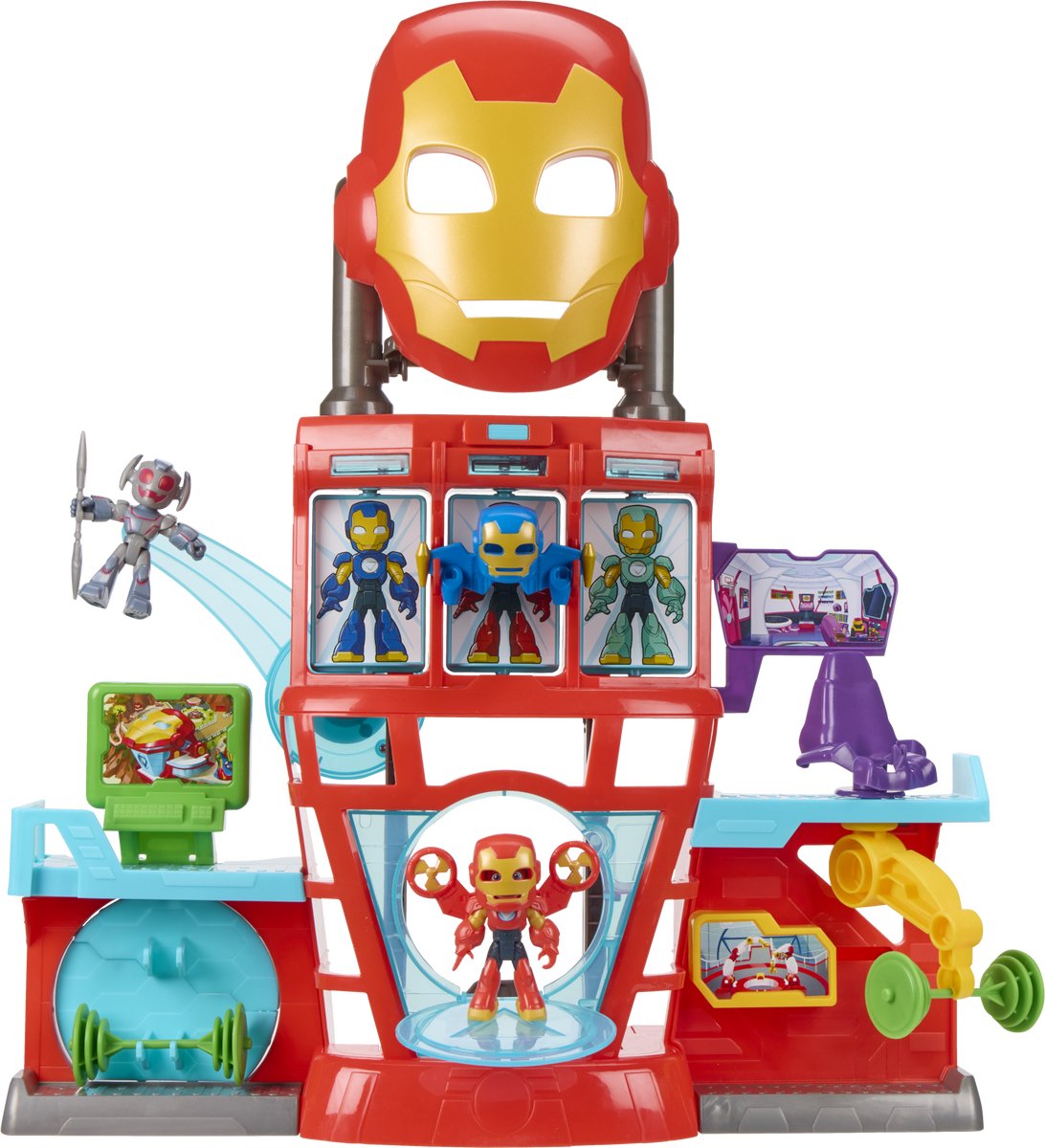 Spidey e i suoi fantastici amici Marvel Iron Man e i suoi fantastici amici - Iron Quarters - set da gioco