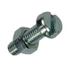 Mack 1017523 - cilindro de tornillo metálico. cabeza + tuerca chapada 16 piezas m5 x 16 mm | 10 piezas