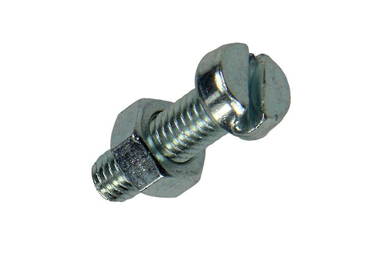 Mack 1017523 - cilindro de tornillo metálico. cabeza + tuerca chapada 16 piezas m5 x 16 mm | 10 piezas