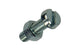 Mack 1017523 - cilindro de tornillo metálico. cabeza + tuerca chapada 16 piezas m5 x 16 mm | 10 piezas