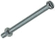 Mack 1017529 - cilindro de tornillo metálico. cabeza + tuerca chapada 6 piezas m5 x 60 mm | 10 piezas