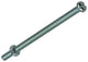 Mack 1017530 - cilindro de tornillo metálico. cabeza + tuerca chapada 3 piezas m5 x 80 mm | 5 piezas
