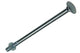Mack 1017575 - perno madera + tuerca acero galvanizado 3 piezas m6 x 100 mm | 5 piezas
