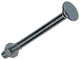 Mack 1017585 - perno madera + tuerca acero galvanizado 1 ud m8 x 90 mm | 10 piezas