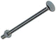 Mack 1017587 - perno madera + tuerca acero galvanizado 1 ud m8 x 120 mm | 10 piezas