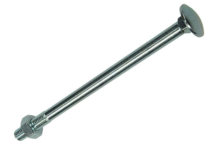 Mack 1017593 - perno madera + tuerca acero galvanizado 1 ud m10 x 160 mm | 10 piezas