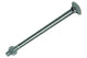 Mack 1017593 - perno madera + tuerca acero galvanizado 1 ud m10 x 160 mm | 10 piezas