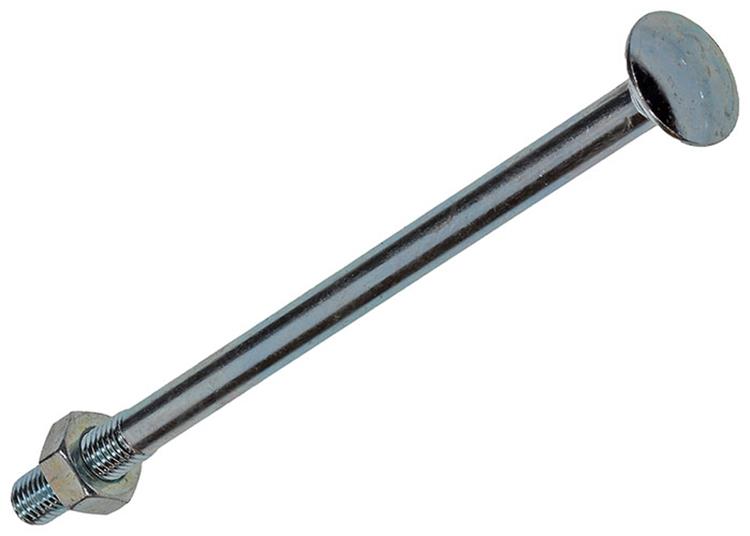 Mack 1017594 - perno madera + tuerca acero galvanizado 1 ud m10 x 180 mm | 10 piezas