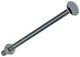 Mack 1017594 - perno madera + tuerca acero galvanizado 1 ud m10 x 180 mm | 10 piezas