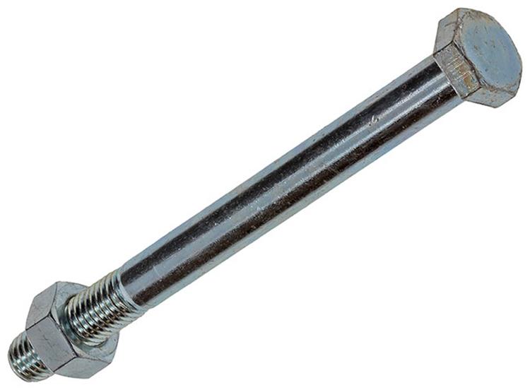 Mack 1017636 - perno mecanico + tuerca acero galvanizado 1 ud m12 x 140 mm | 10 piezas