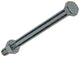 Mack 1017638 - perno mecanico + tuerca acero galvanizado 1 ud m12 x 180 mm | 10 piezas