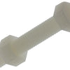 Mack 1017642 - perno macho + tuerca nylon 6 piezas m5 x 30 mm | 10 piezas