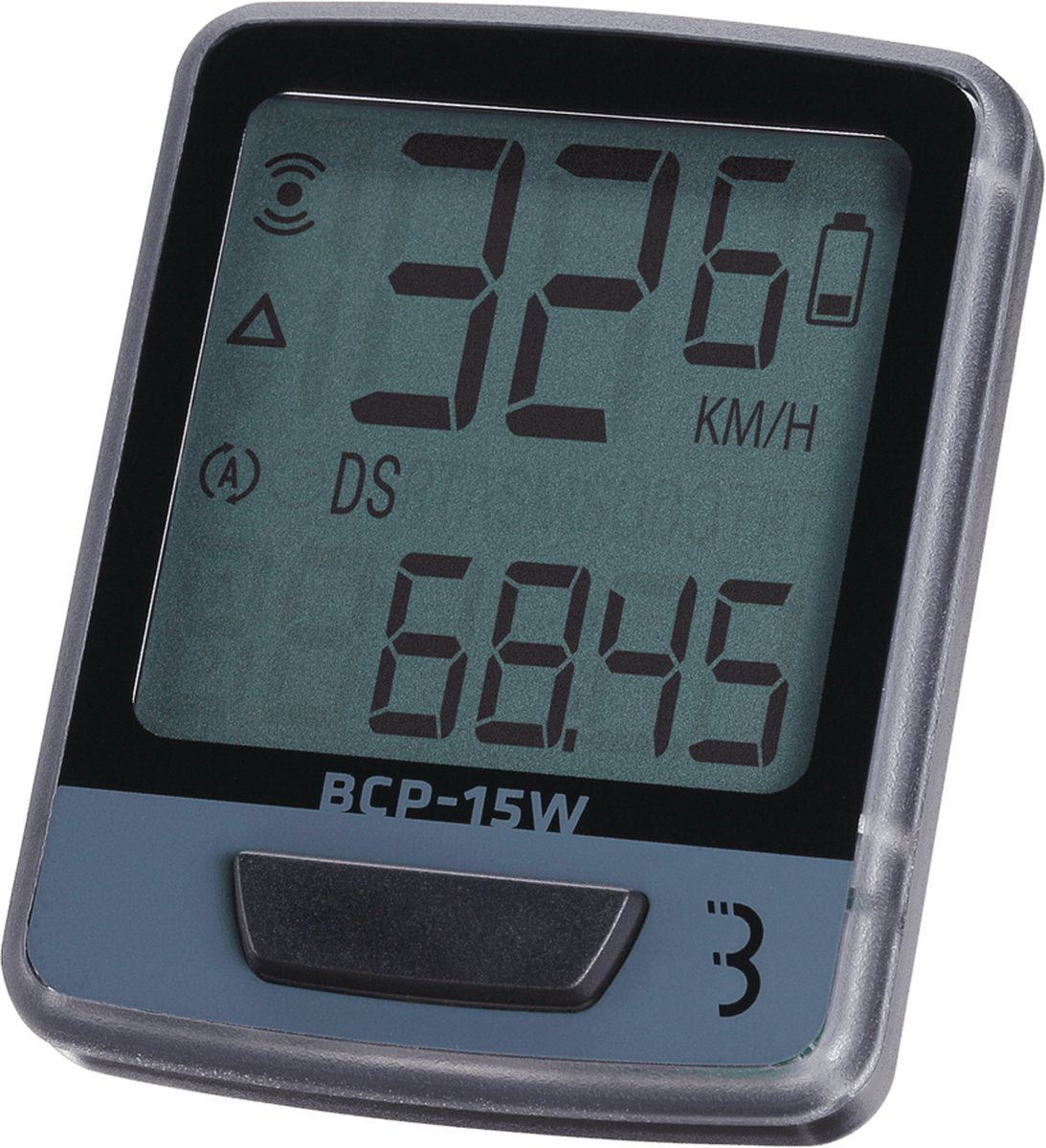 Bbb cycling fietscomputer draadloos - kilometerteller fiets - draadloze fietscomputer met 10 functies - snelheidsmeter fiets - zwart zilver - dashboard 10 bcp-15w
